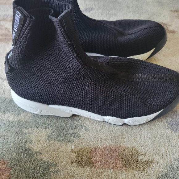 Christian dior Technical Canvas High Top Knit Sneakers - Picture 5 of 9